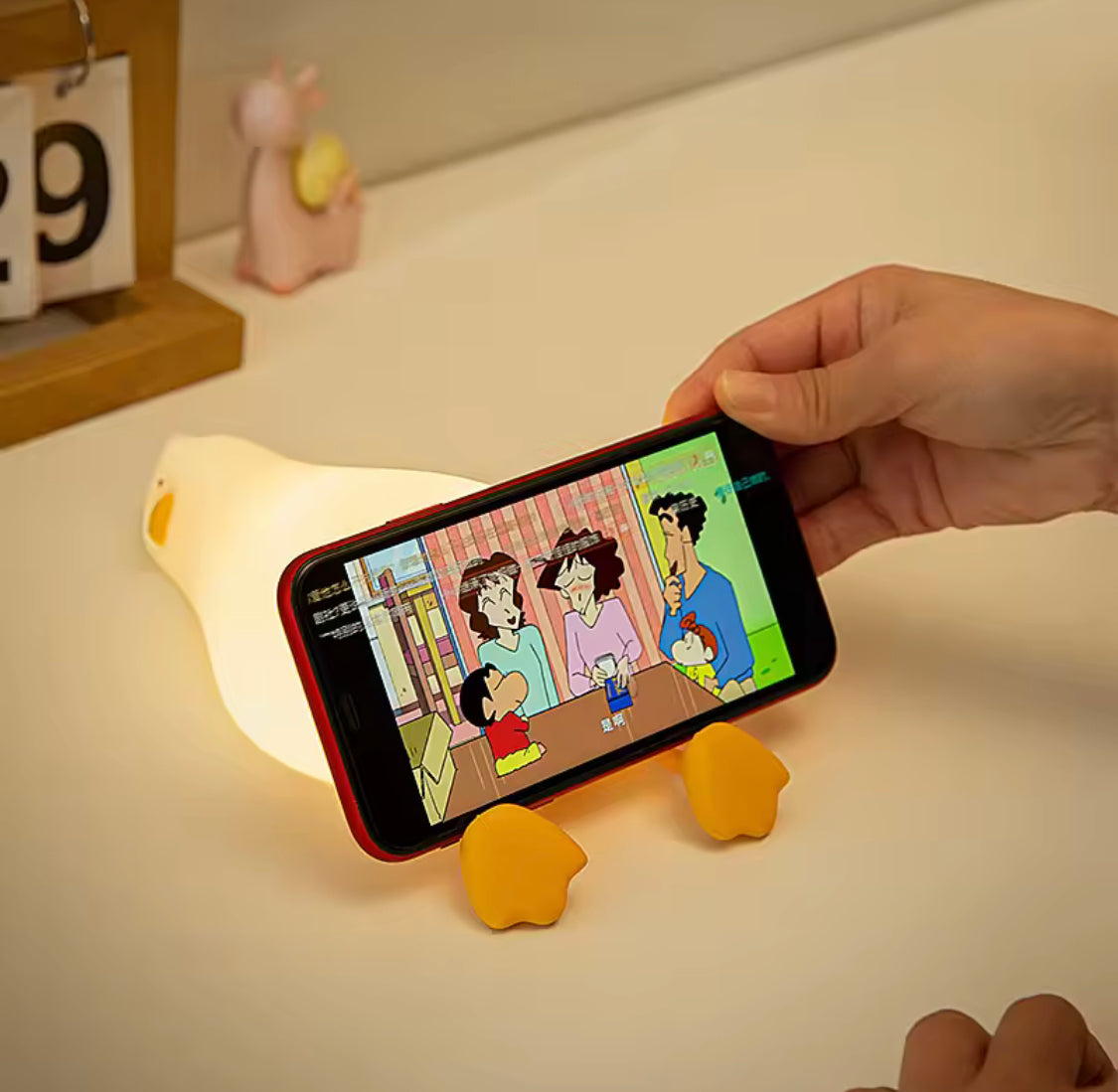 Rechargeable Lazy Duck Lamp, Multipurpose Silicon Touch Sensor Tap Light, Baby Kids Bedside Night Light, Duck Shape Mobile Phone Holder, Duck Lamp For Room Decoration Rechargeable Lazy Duck Lamp, Multipurpose Silicon Touch Sensor Tap Light, Baby Kids Bedside Night Light, Duck Shape Mobile Phone Holder, Duck Lamp For Room Decoration